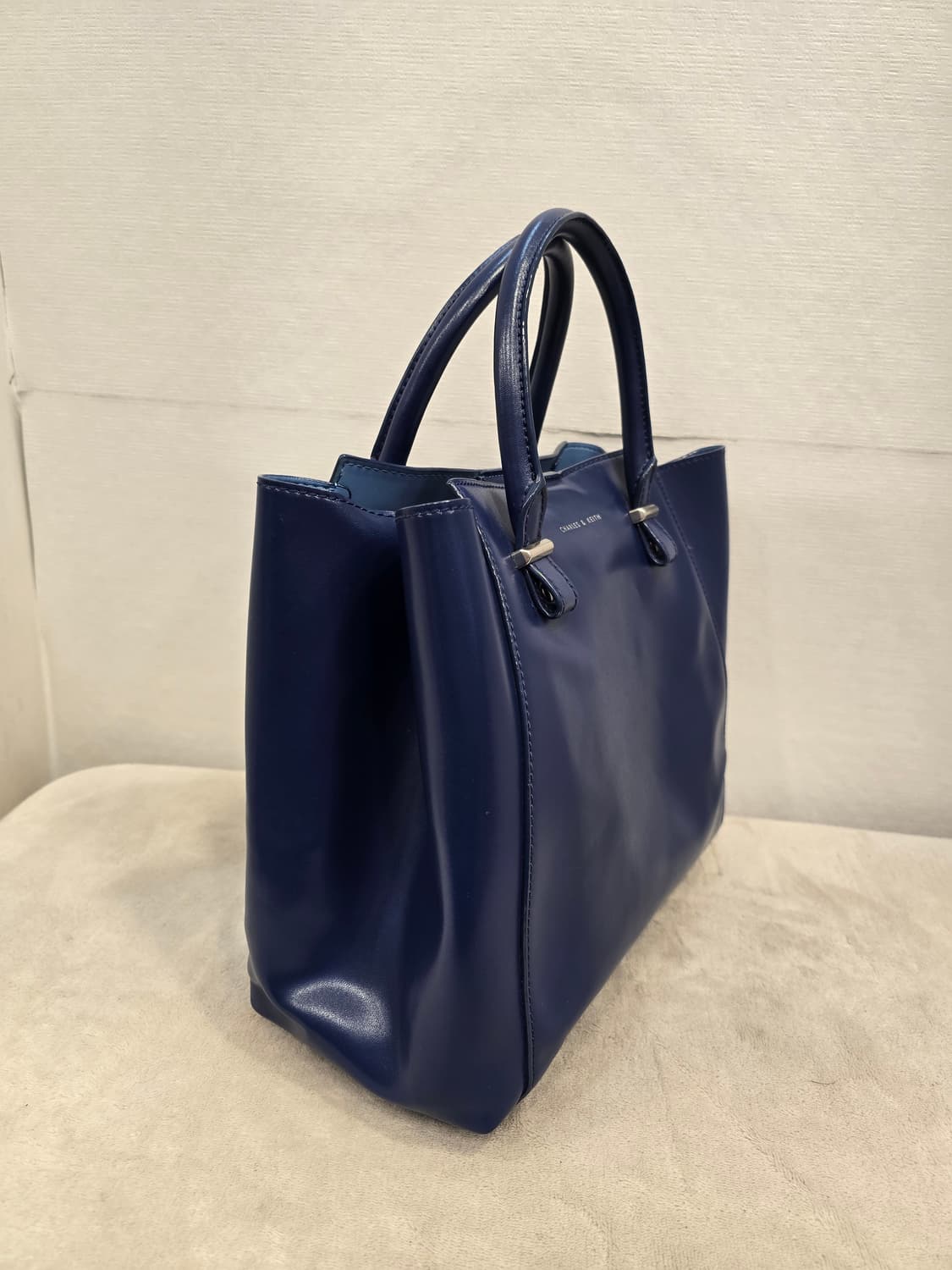 찰스앤키스 파란색 토트백 상품이미지5