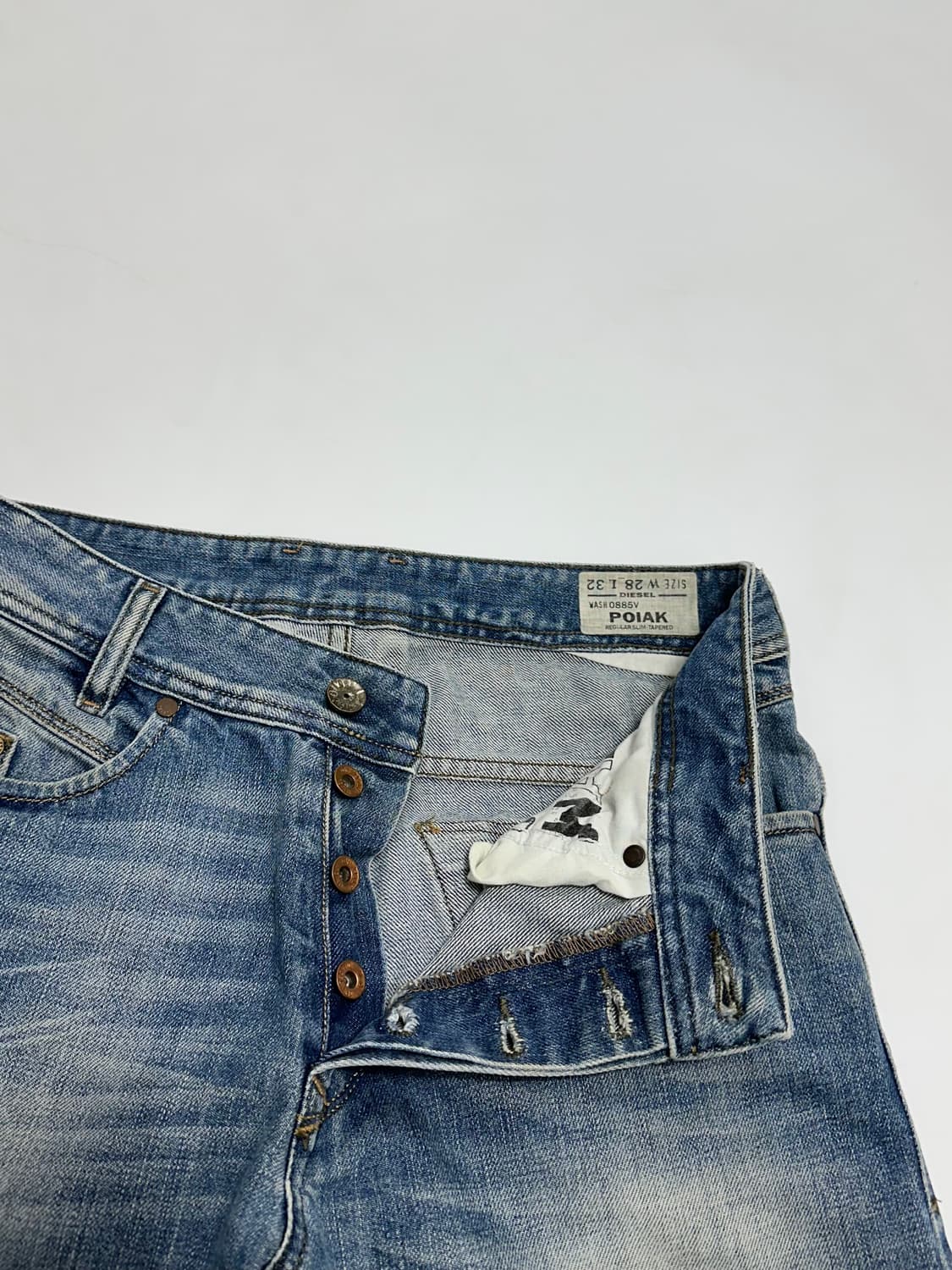 디젤 포이악 워싱 슬림 스트레이트 데님팬츠 청바지 상품이미지4