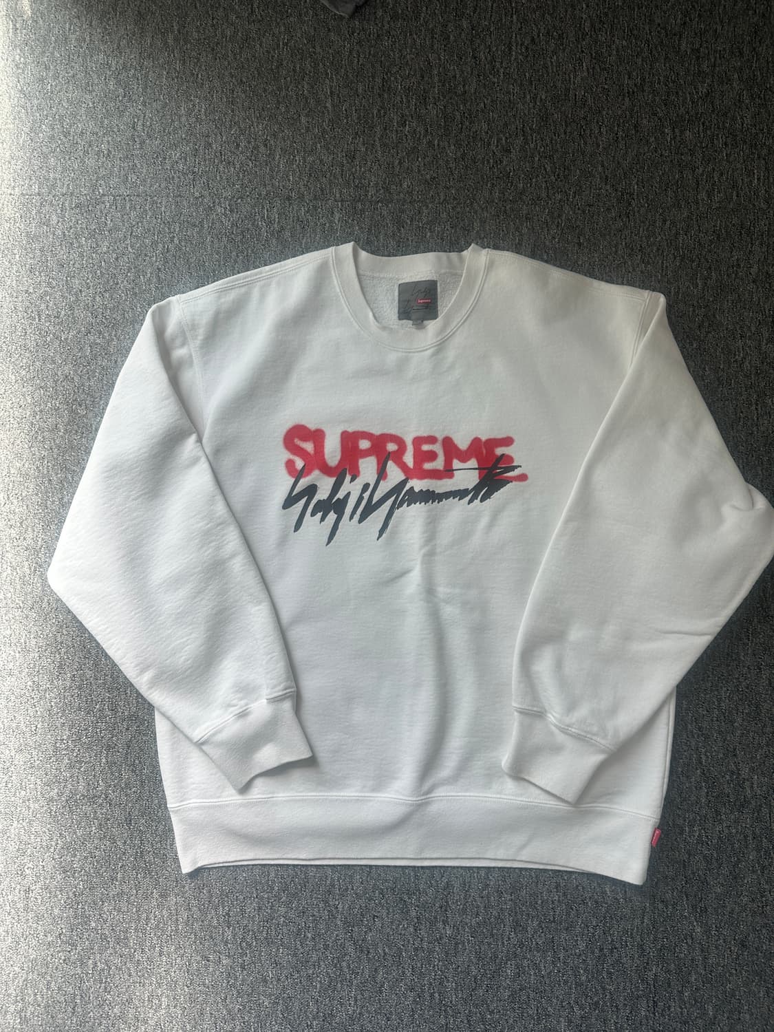 [L] 슈프림 요지야마모토 크루넥 맨투맨 상품이미지1