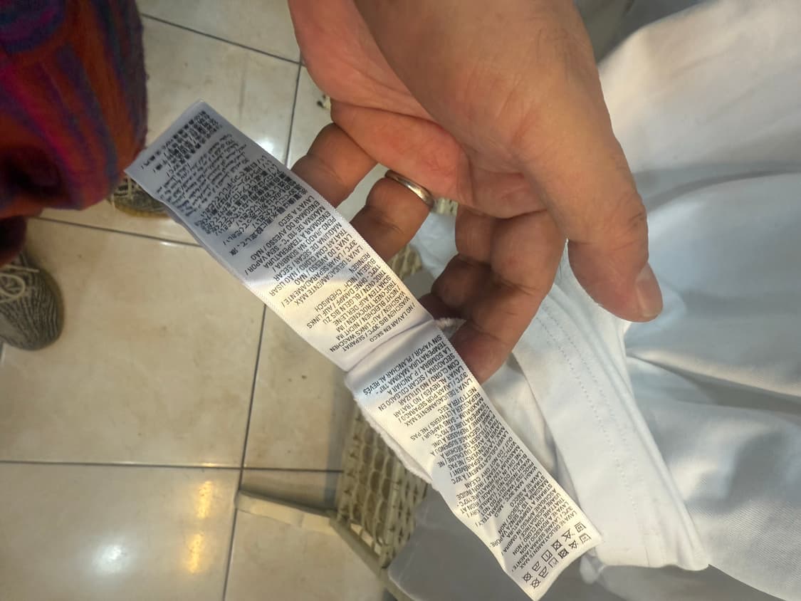 3/105-110 정품 발렌시아가 폴리티컬 캠페인 웨이브로고 티셔츠 팝니 상품이미지5