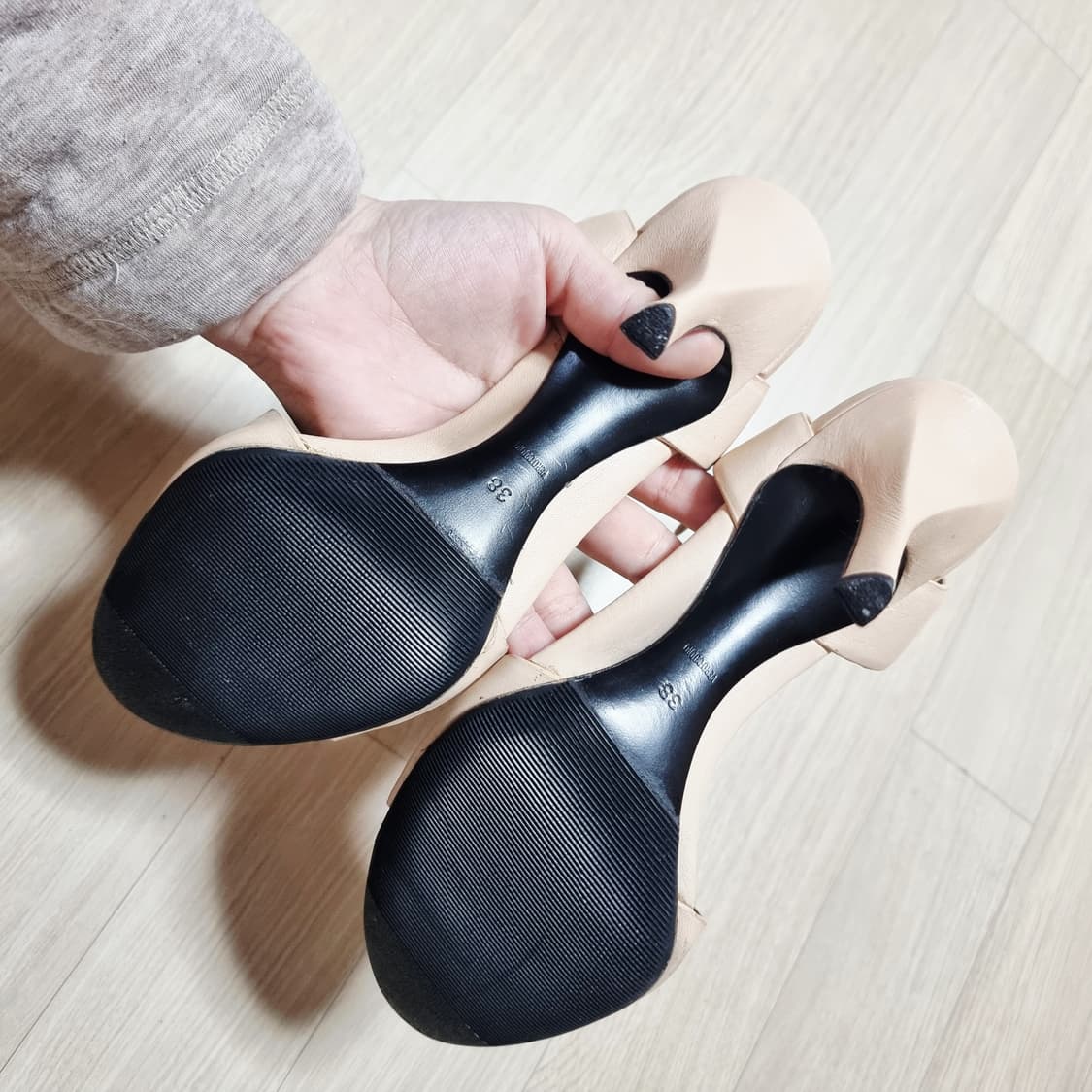 알렉산더왕 슬링백 오픈토힐 구두 슈즈 하이힐 (38) 새상품 상품이미지4