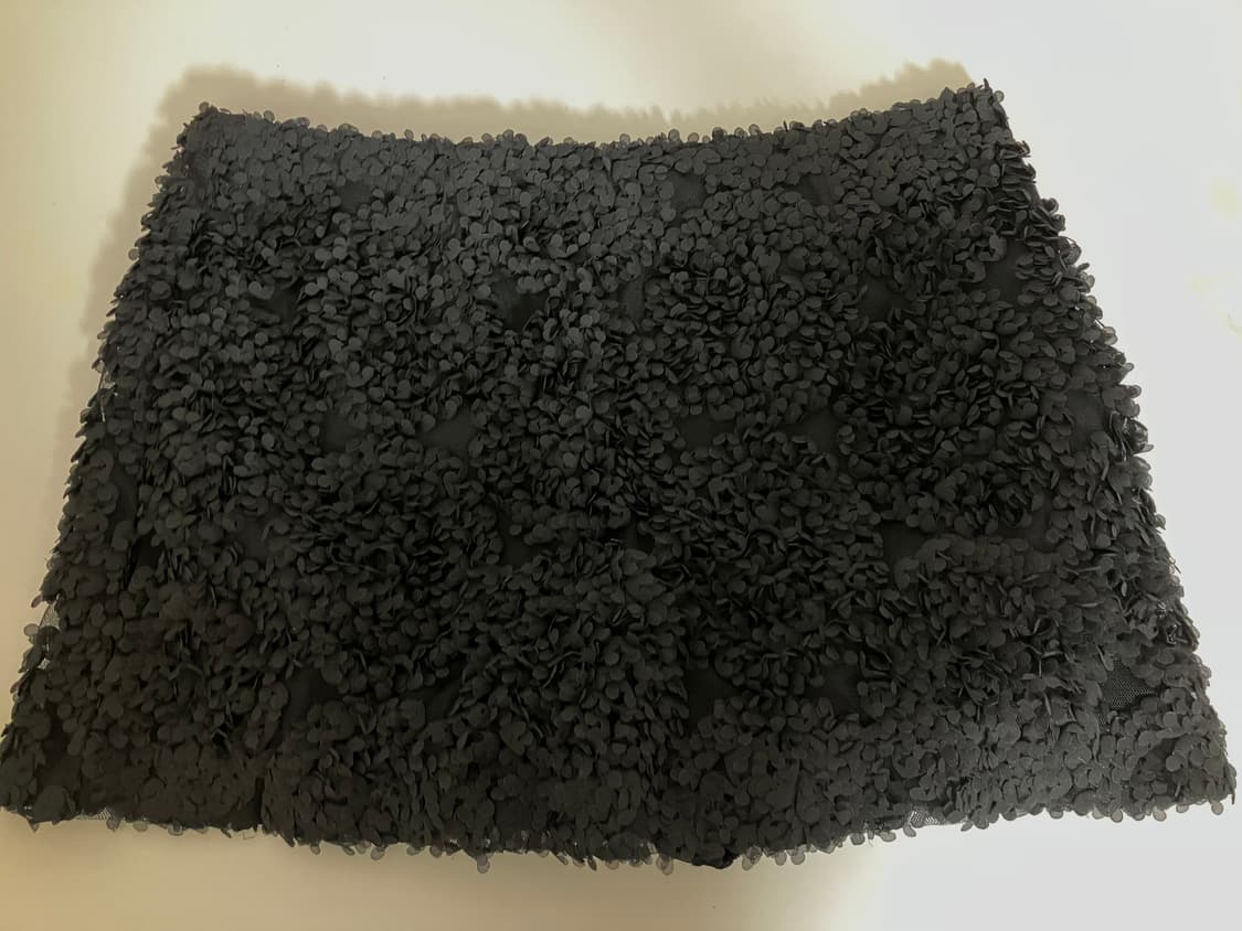 (새상품)바니쉬먼트 Dahlia flower pantskirt_black 상품이미지1