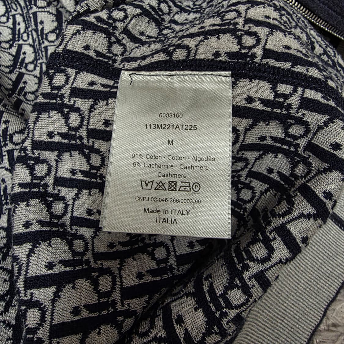 {클로젯}[M][풀구성]디올 캐시미어 오블리크 후드집업 상품이미지6