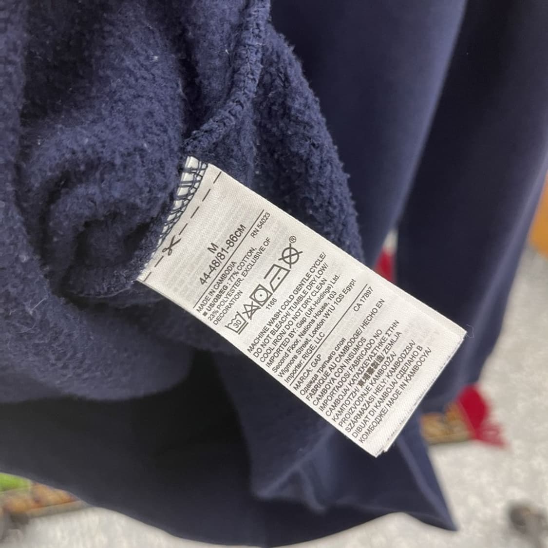 갭 GAP 빅로고 약기모 후드티 95 C05603 상품이미지4