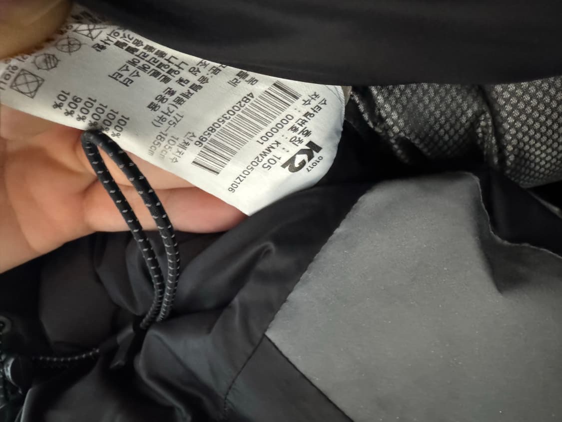 K2 코볼드 고어텍스 구스다운 패딩 블랙 105 상품이미지6