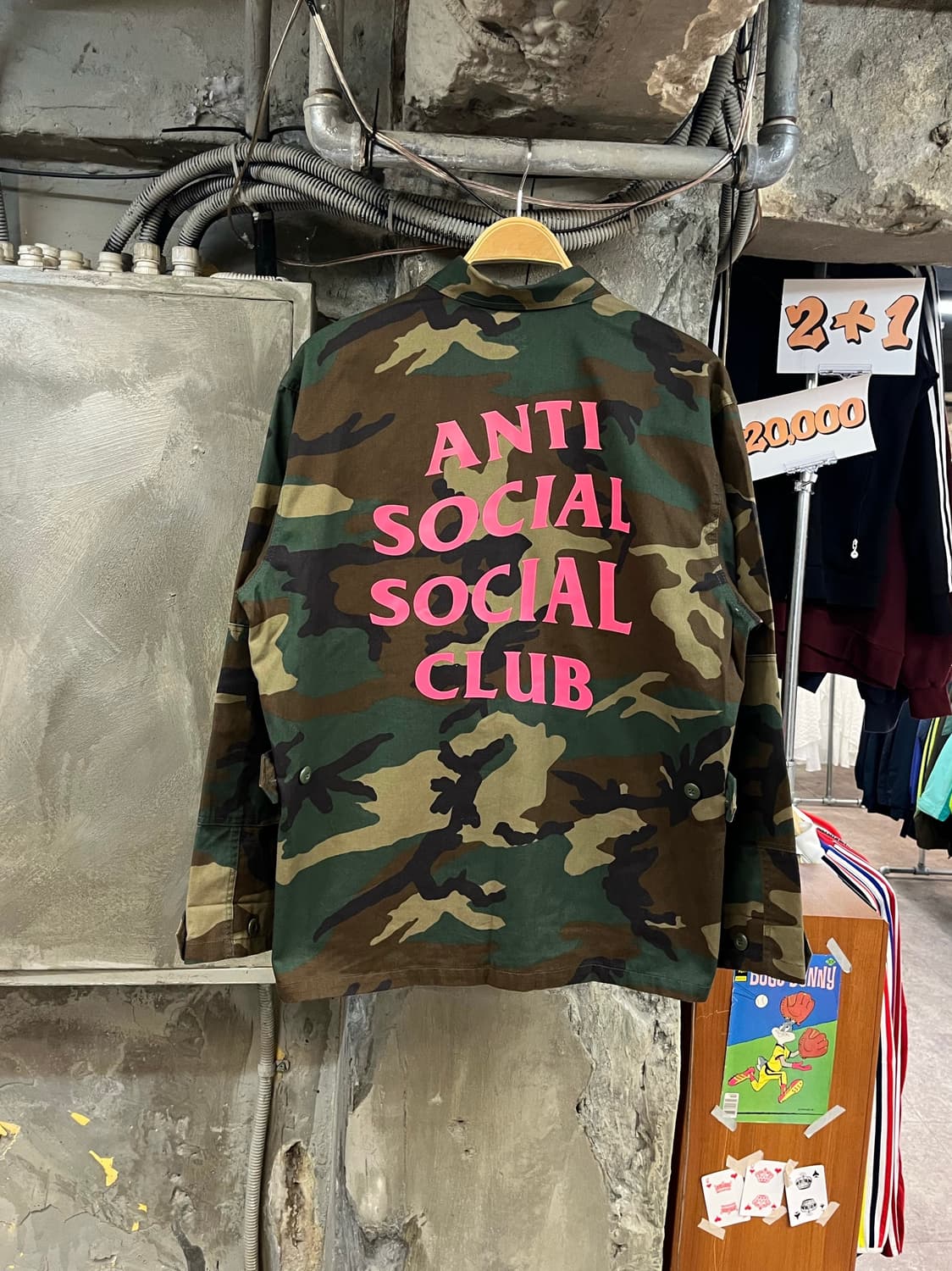 안티 소셜 소셜 클럽 포켓 카모 자켓 L #csz3673 상품이미지2