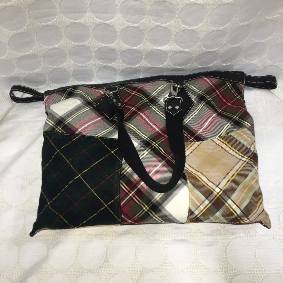 vivienne westwood 타탄 체크 가방 상품이미지2