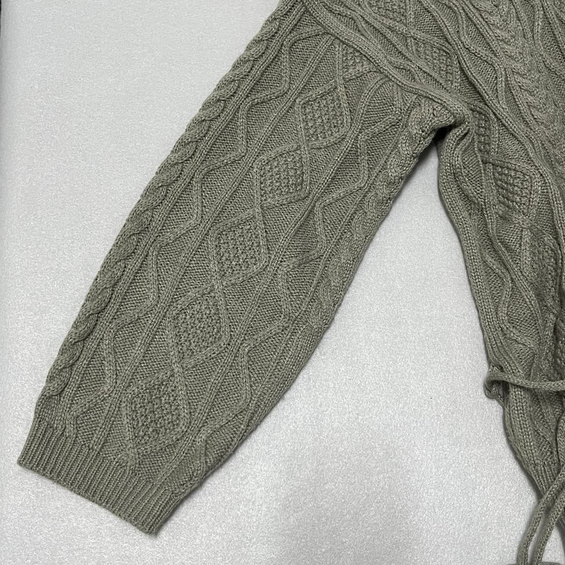 카키 가디건 상품이미지3