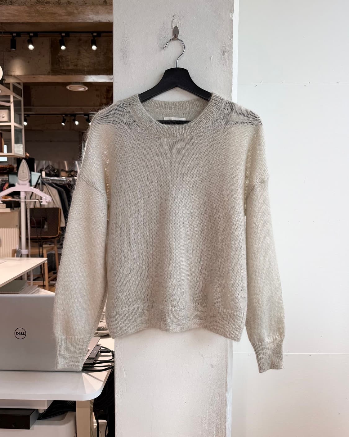 이자벨마랑 아이보리 모헤어혼방 니트  상품이미지2