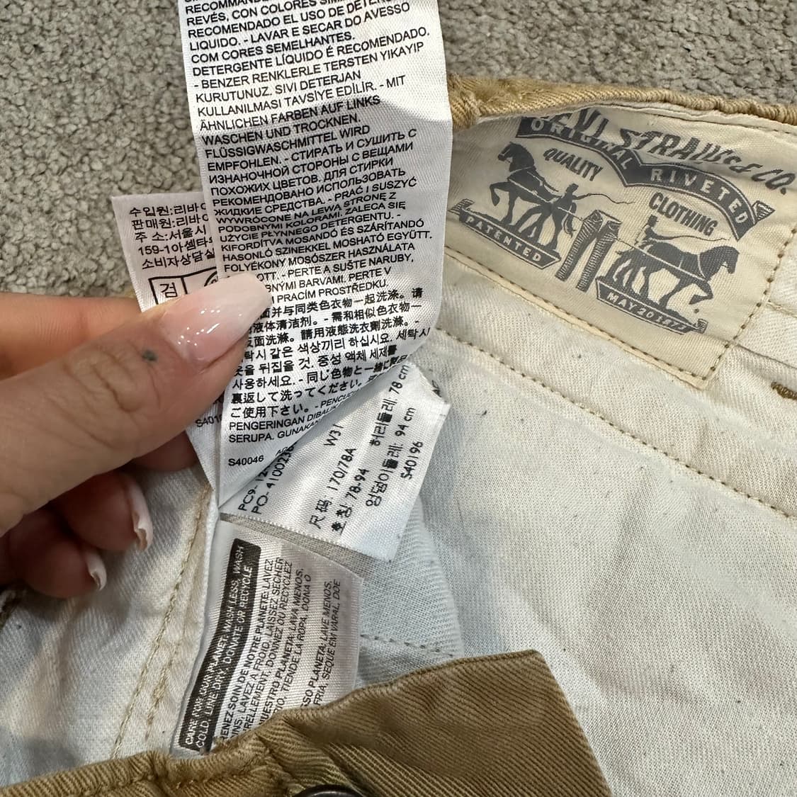 리바이스 포켓 카고 쇼츠 펜츠(31) 상품이미지6