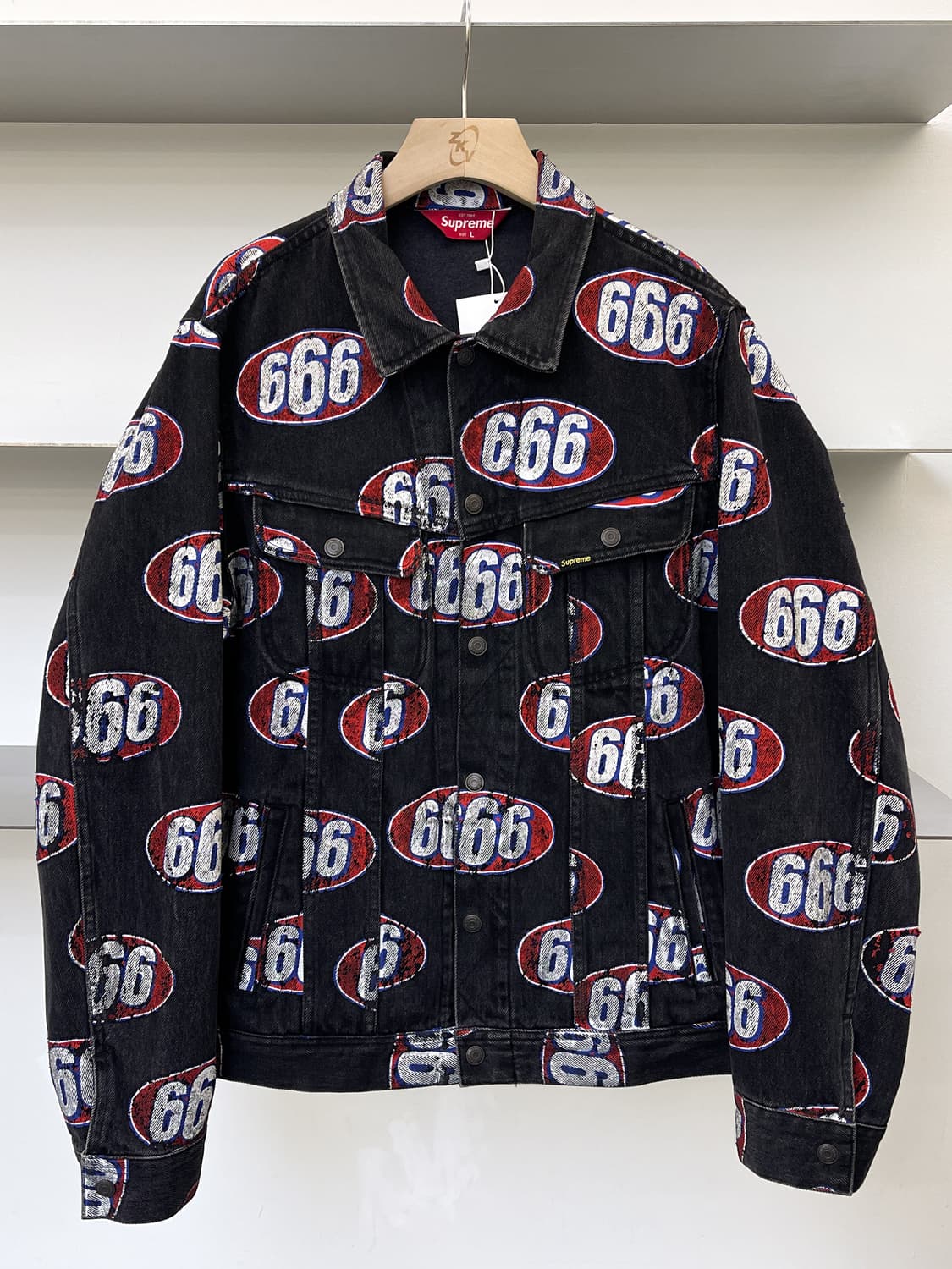 슈프림 17ss 666데님 트러커 자켓 상품이미지1