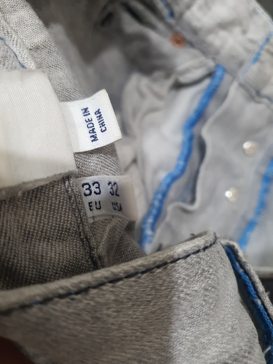 알마니 빈티지  스트레이트핏 워싱진  상품이미지7