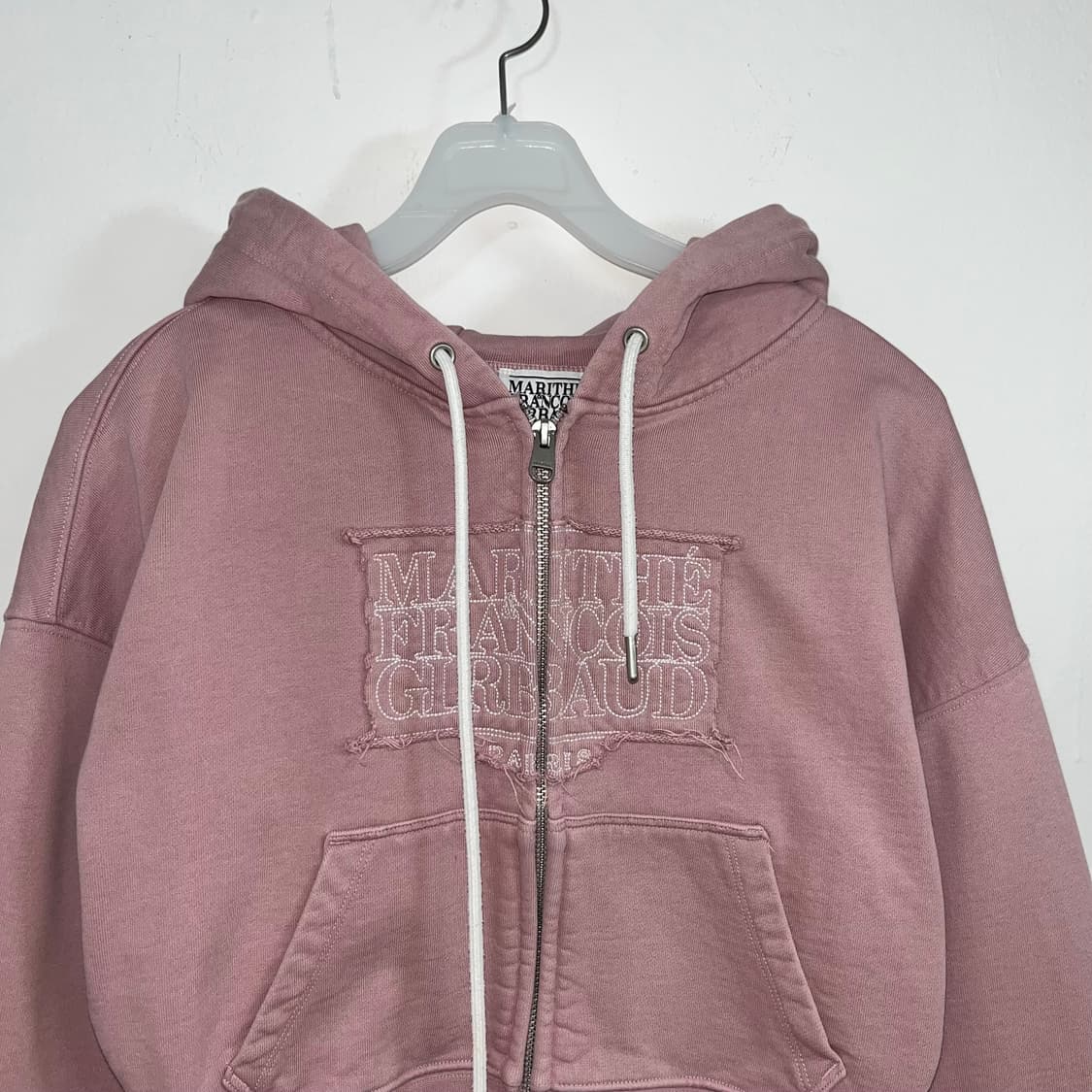 Marithé François Girbaud pink hood zipup 상품이미지4