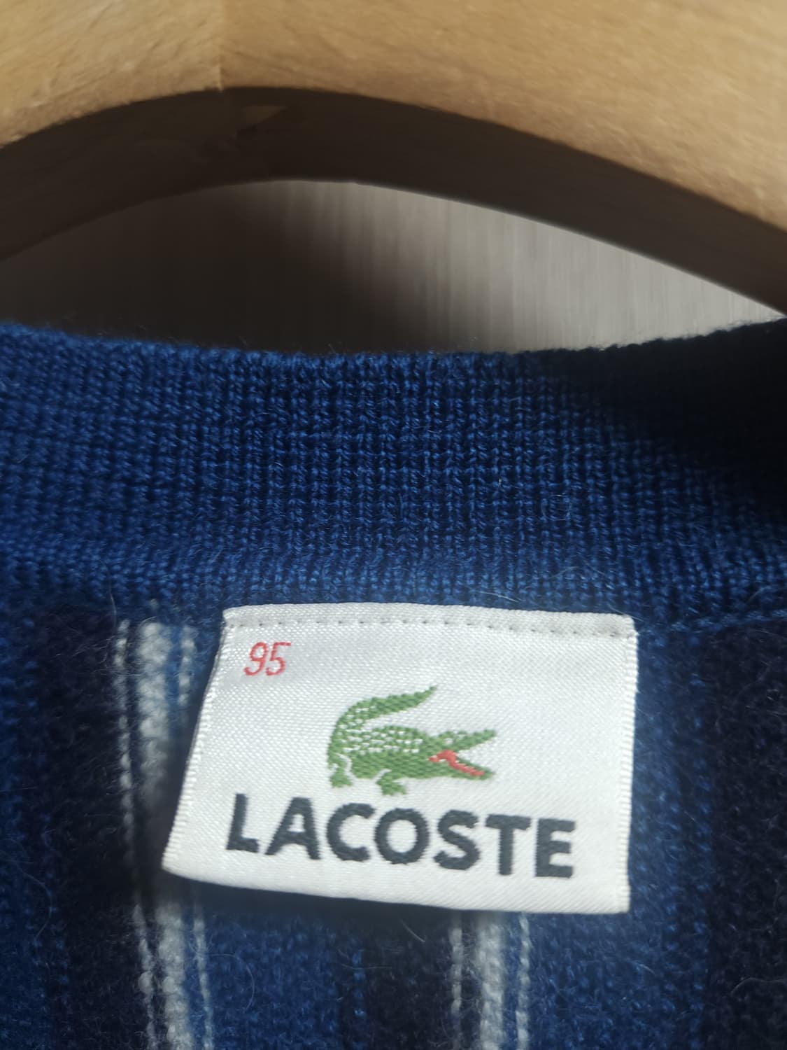 라코스테 패턴 모 가디건, M 상품이미지3