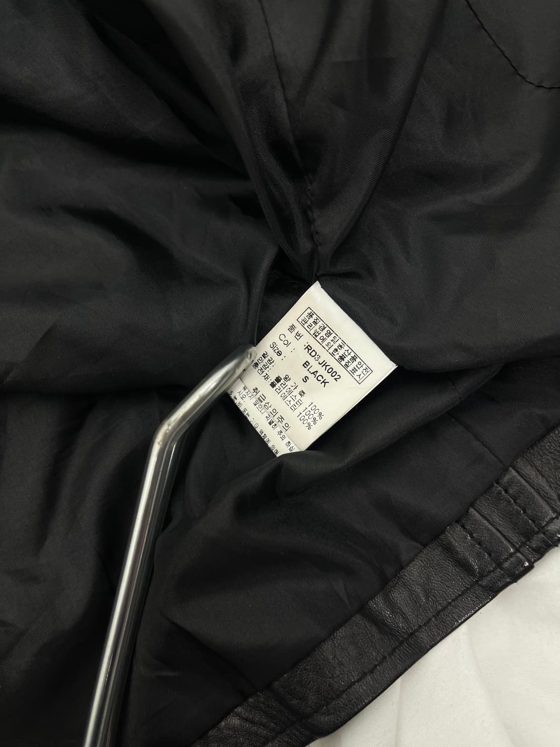 Vintage 램스킨 라이더 레더 자켓  상품이미지8