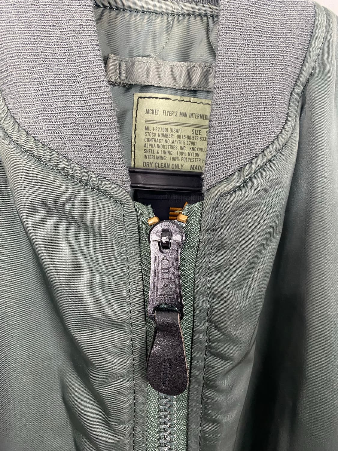 90s 알파인더스트리 MA-1 지상군 보급 모델 S  상품이미지3