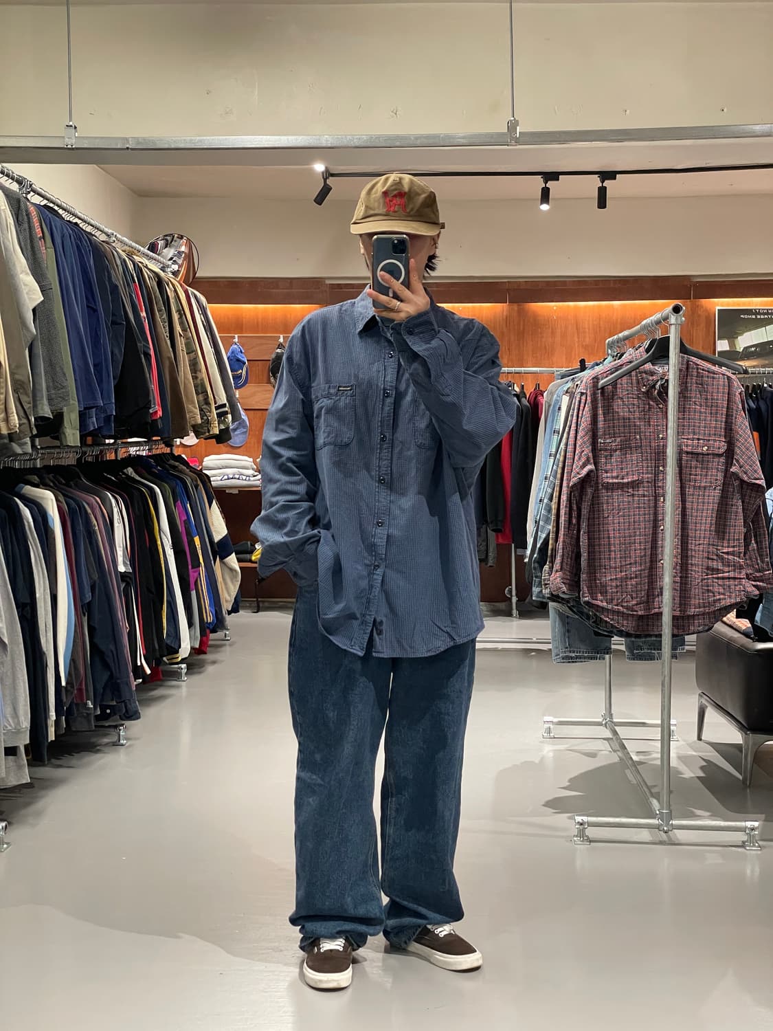 아베크롬비 체크 셔츠 상품이미지5