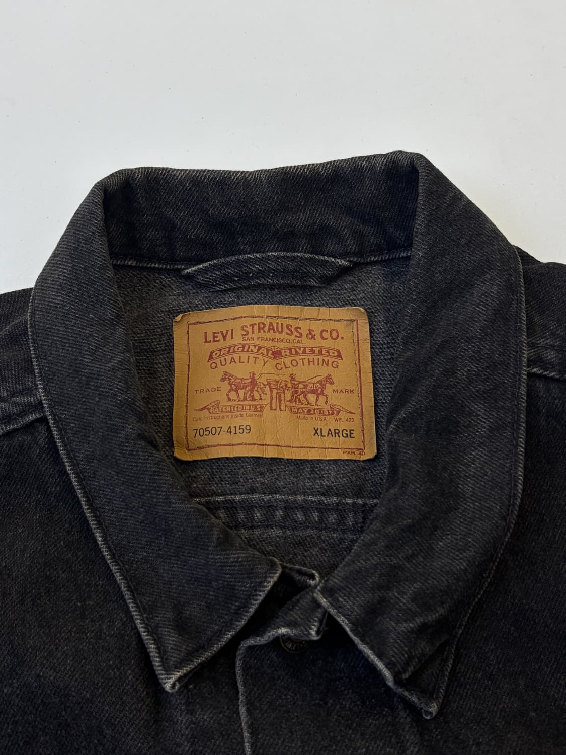 리바이스 1992s USA 70507-4159 데님 트러커 상품이미지4