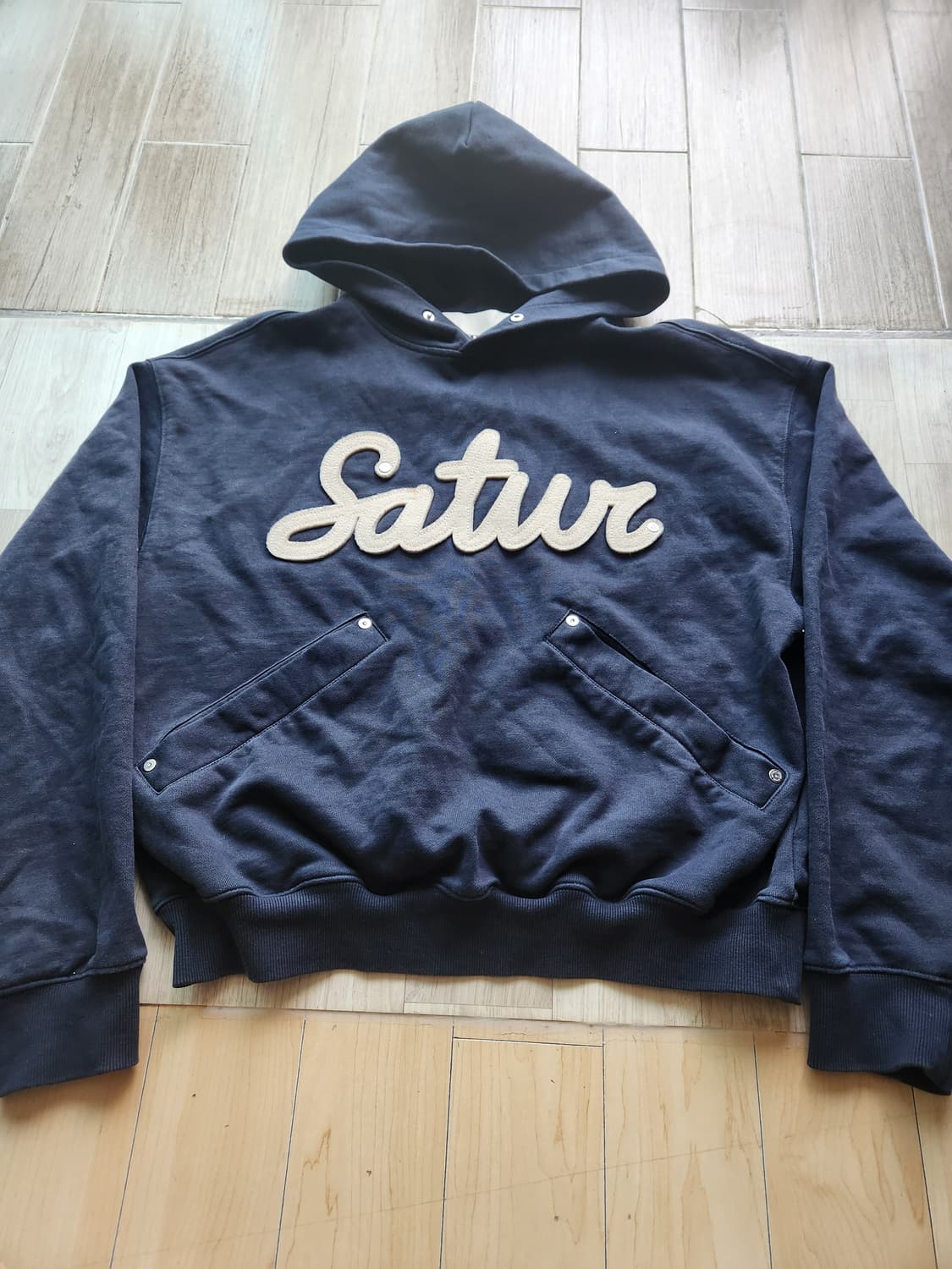 세터 루고 아플리케 리벳 후드 클래식 네이비 M 상품이미지1