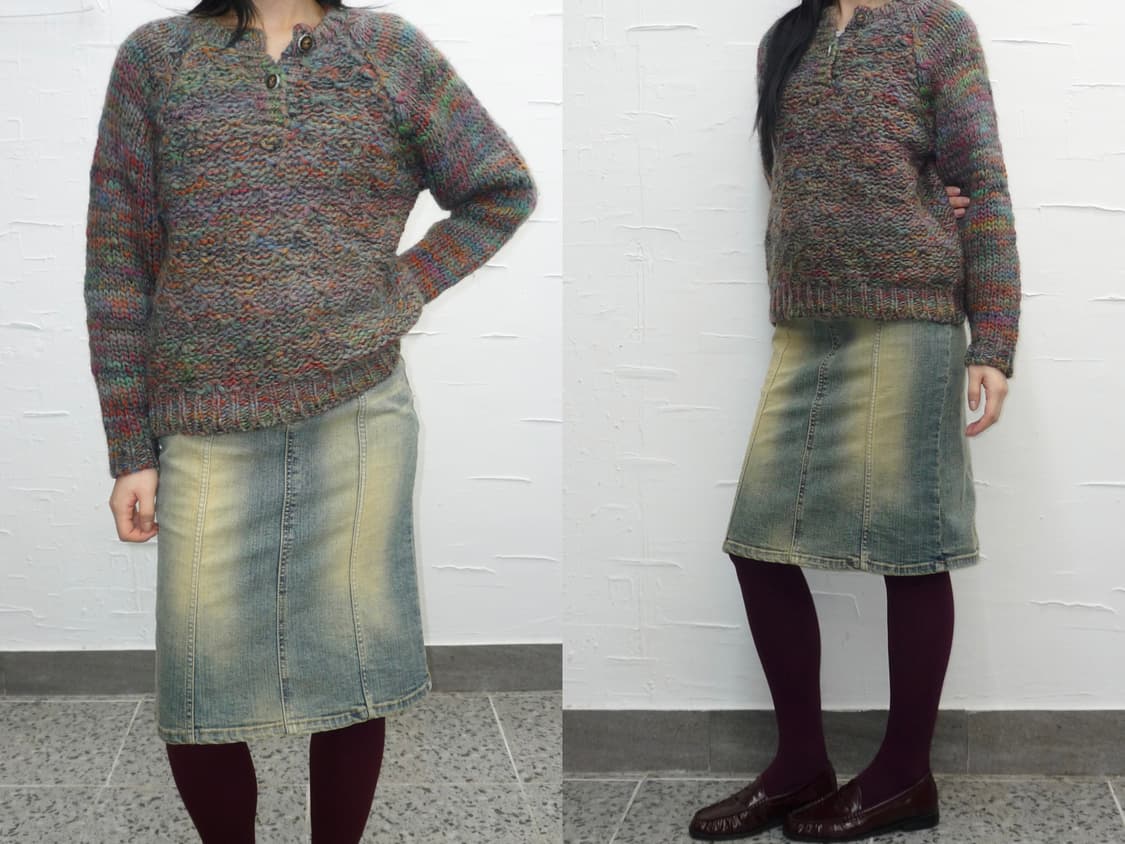 Vintage chunky knit 상품이미지1