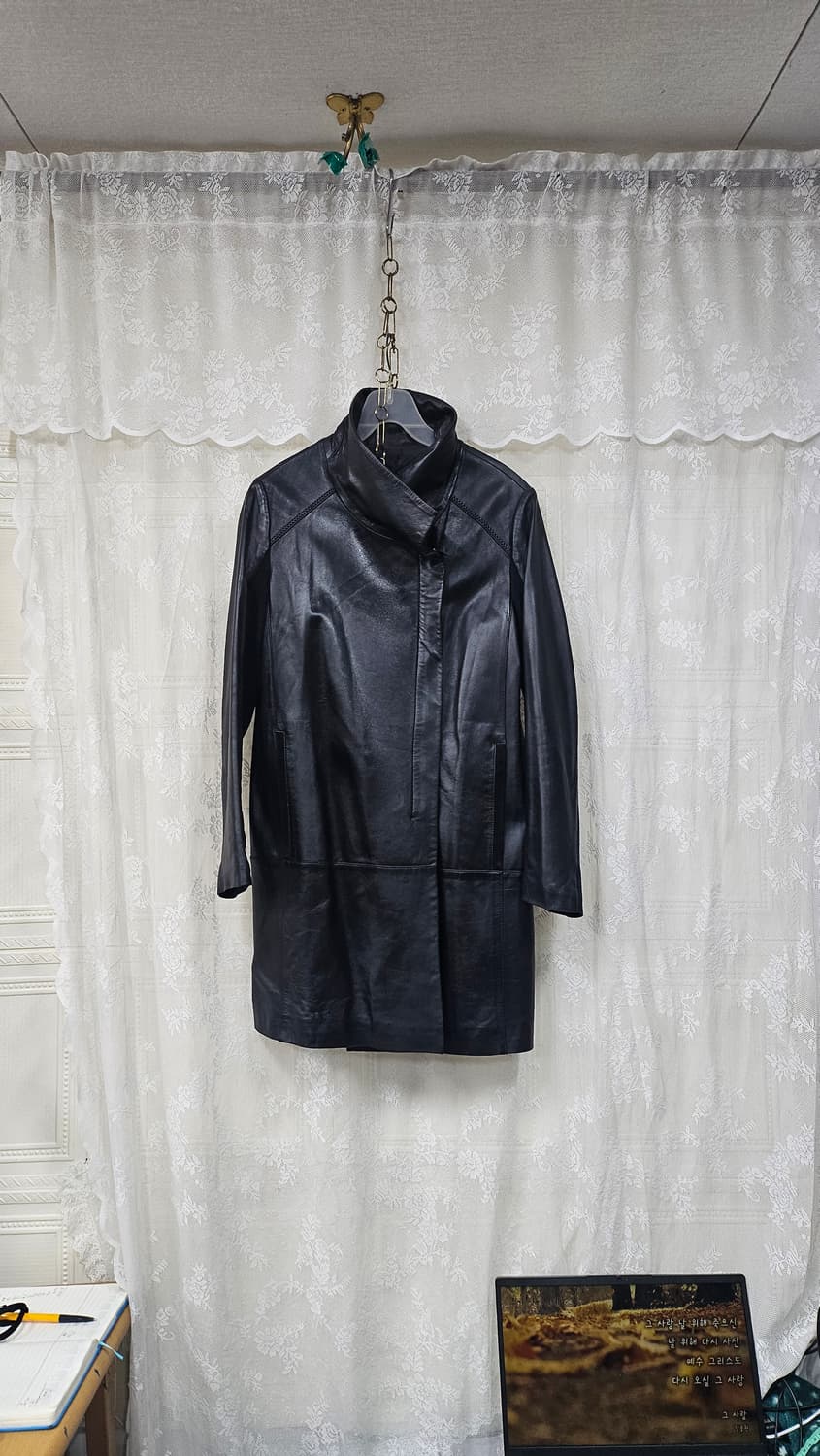 블랙양가죽  하프자켓 상품이미지1