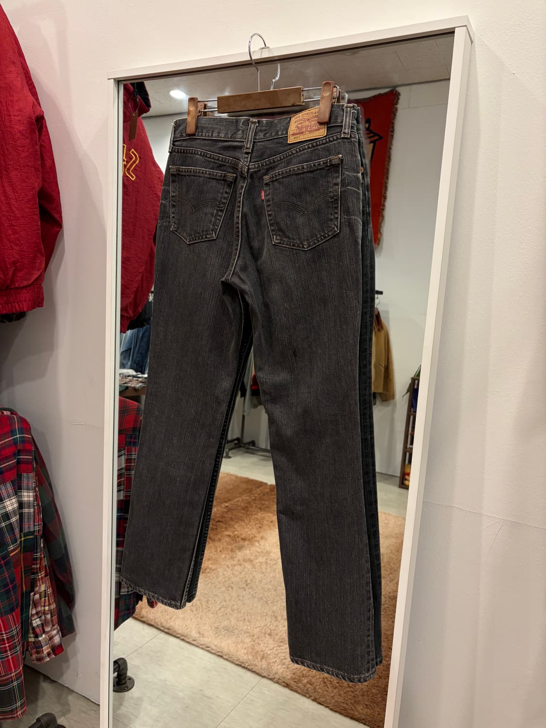 00s Levis 리바이스 503 흑청 데님 팬츠 (29inch) 상품이미지4