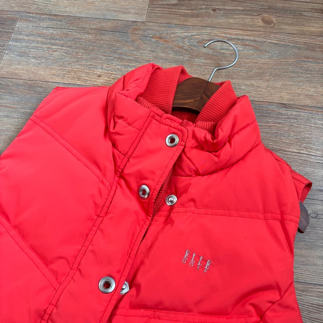 엘르 골프 여성 다운 패딩 베스트 조끼 자켓  상품이미지10