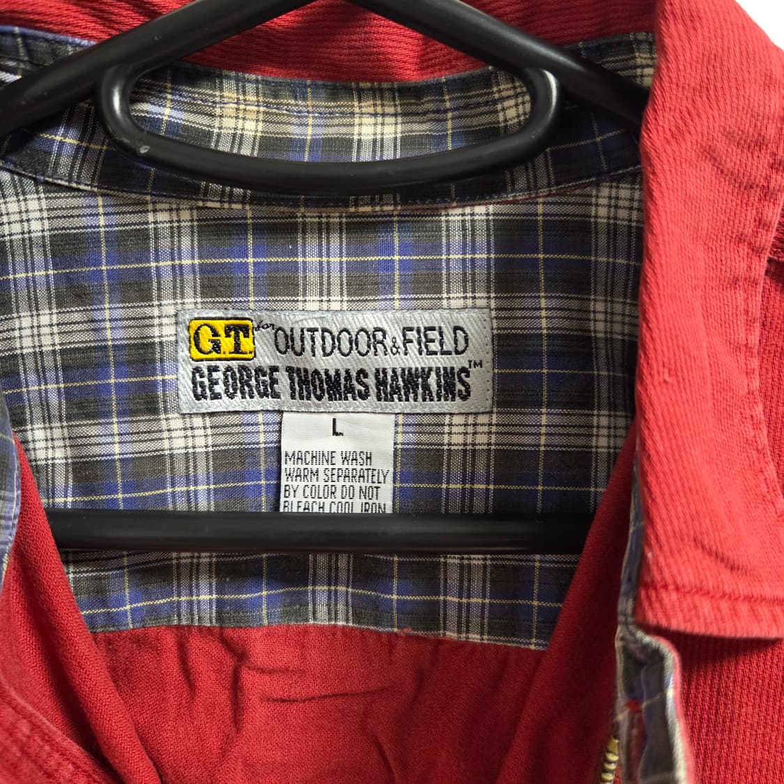 G.T.Hawkins 하프집업 코듀로이 워크셔츠 L-XL(100-105) 상품이미지5