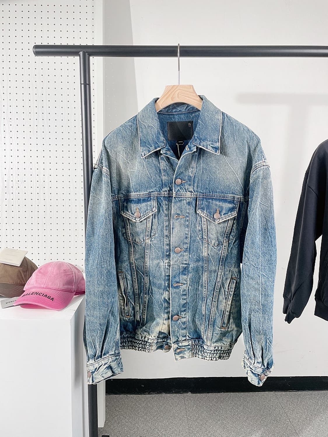 (정품/새상품) R13 알써틴 공용 친치드 웨이스트 데님 자켓 상품이미지1