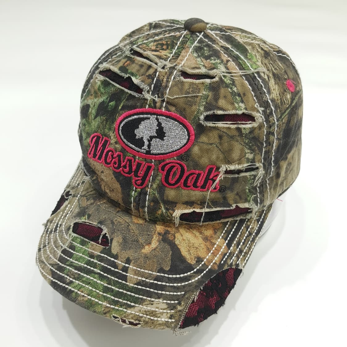 Mossy Oak 카모 디스트레스드 볼캡 P1579 상품이미지2