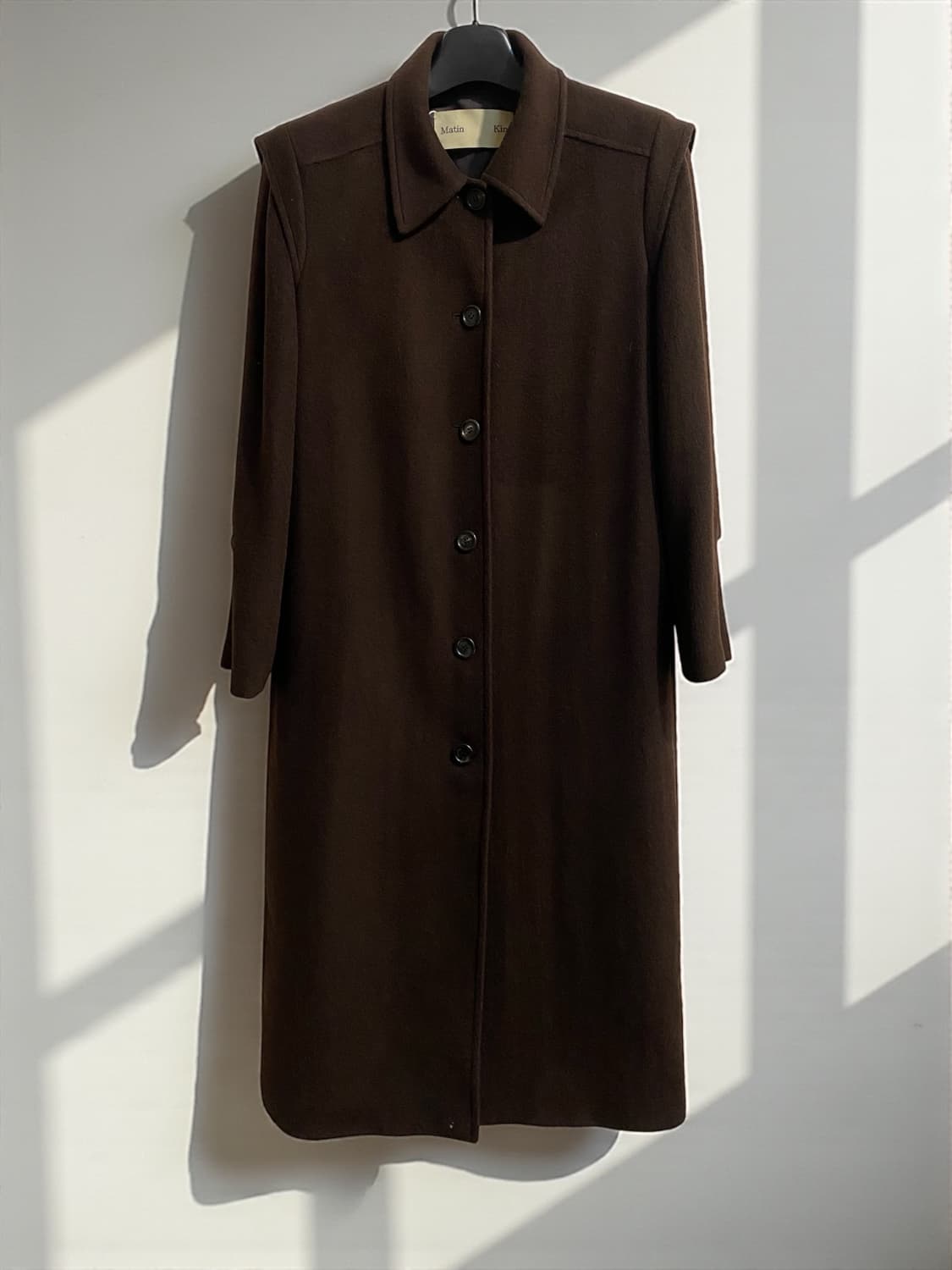 마뗑킴 울 블렌드 싱글 코트 상품이미지1