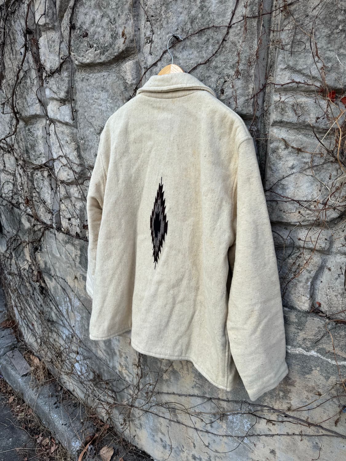 80s 푸에블로 아즈테카 몰리나 오르테가 치마요 네이티브 나바호 자켓 상품이미지4