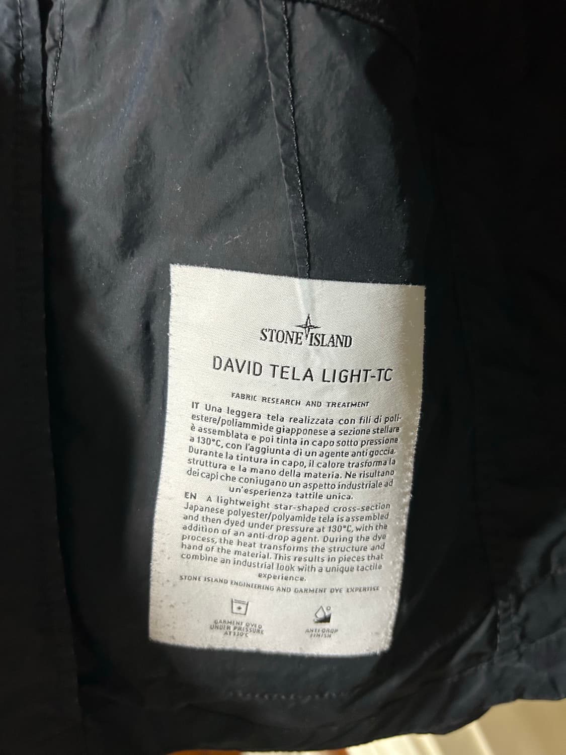 스톤아일랜드 david tela light-tc 자켓 상품이미지3
