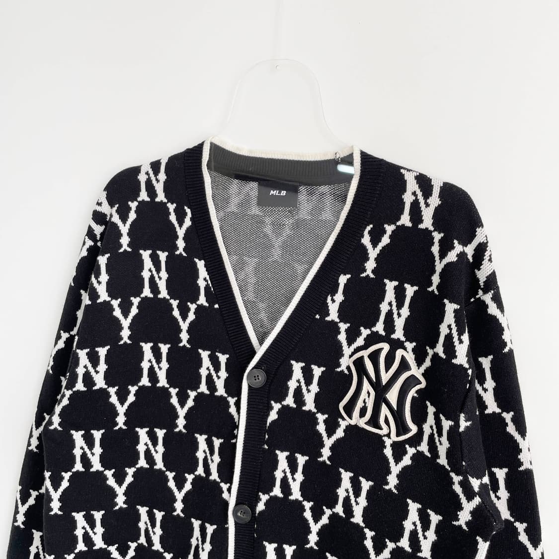 D2 엠엘비 MLB 뉴욕양키스 모노그램 가디건 95사이즈 상품이미지2