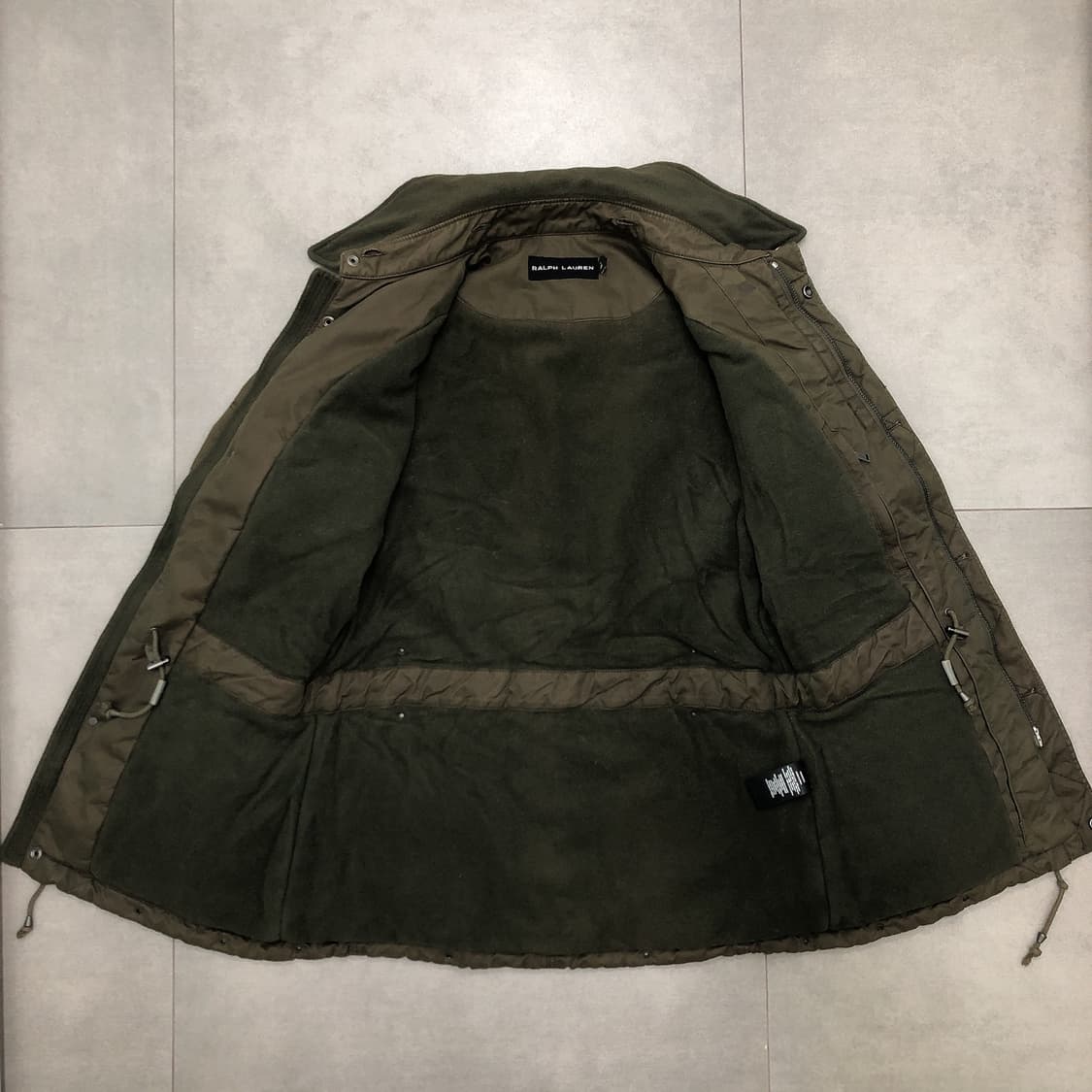 랄프로렌 폴로 블랙라벨 바이크 왁스 야상 필드자켓 M 상품이미지4