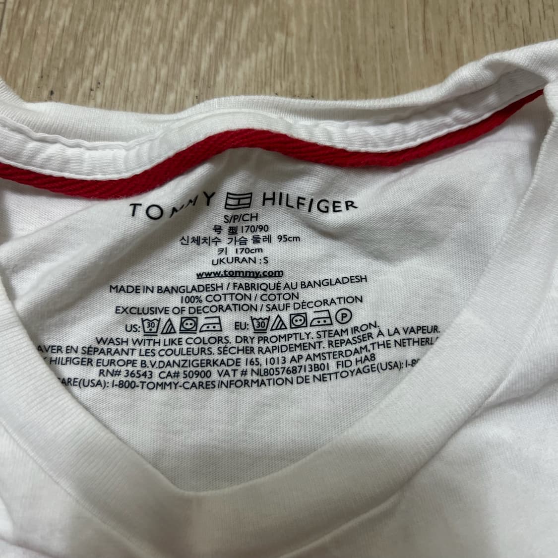 타미힐피거 미니플래그 반팔티 S/90 상품이미지5