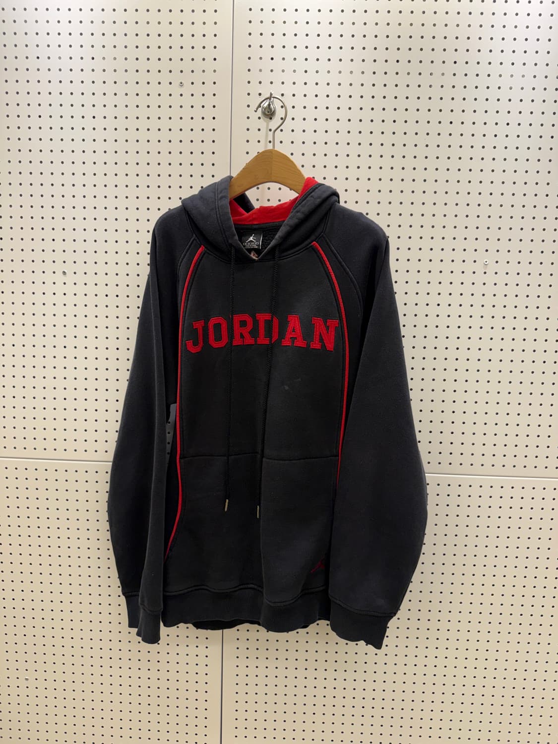 조던 점프맨 로고 기모 후드티 블랙 U1574 상품이미지2