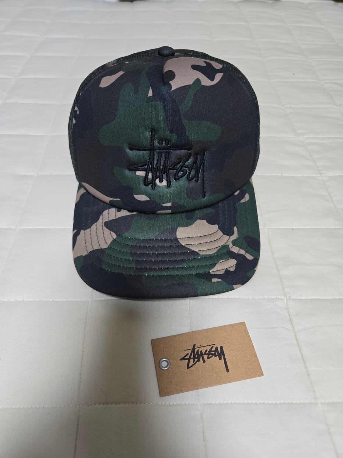 스투시 카모 볼캡 메쉬 모자 상품이미지2