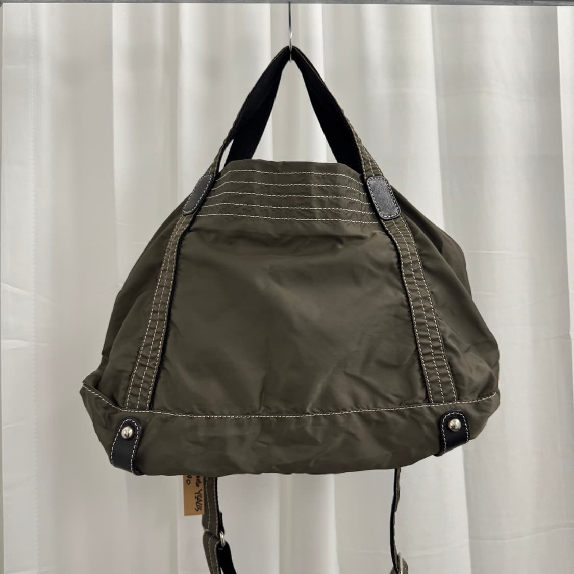 요지 야마모토 YSACCS 나일론 레더 2way 보스턴백 상품이미지2