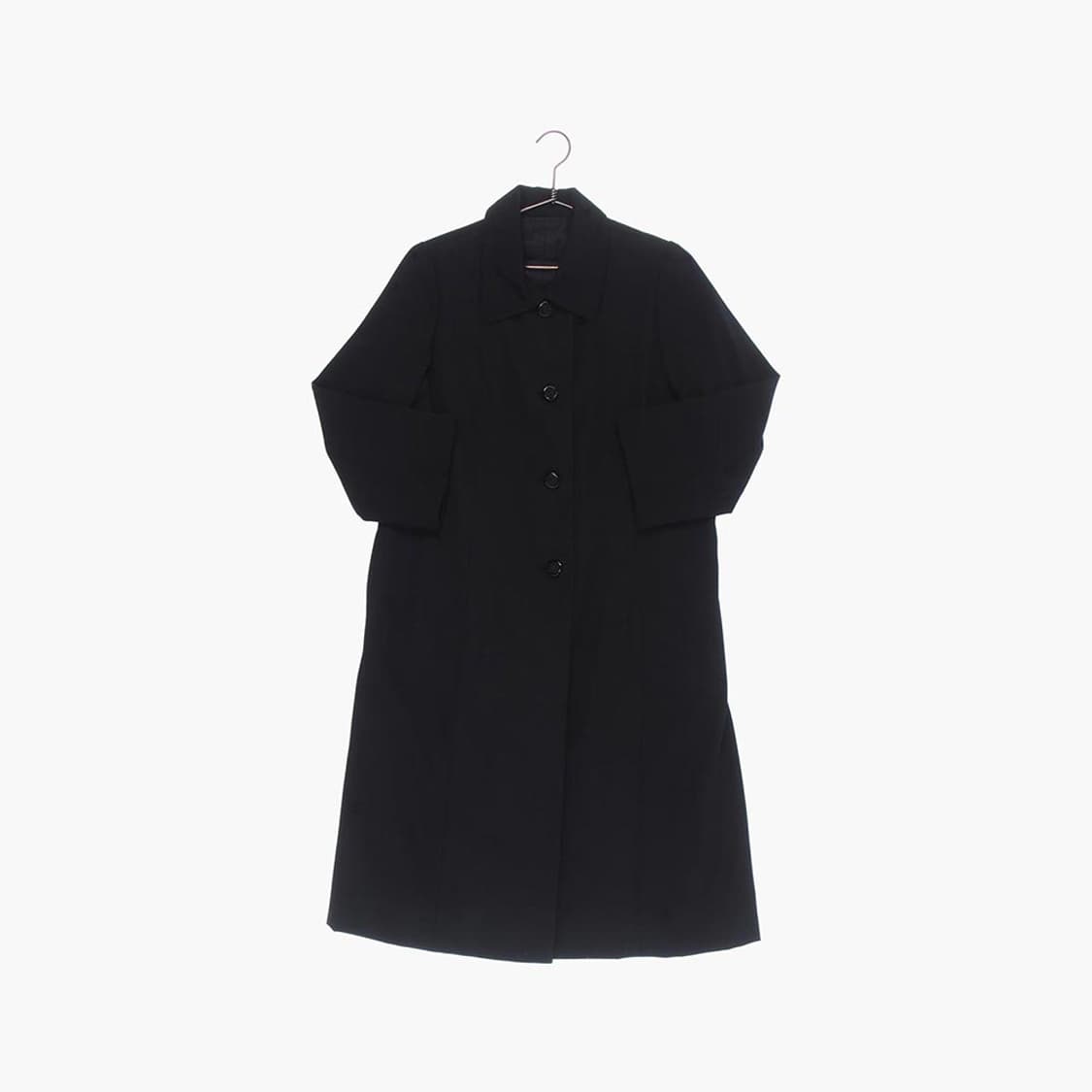 빈티지 블랙 롱코트 상품이미지1