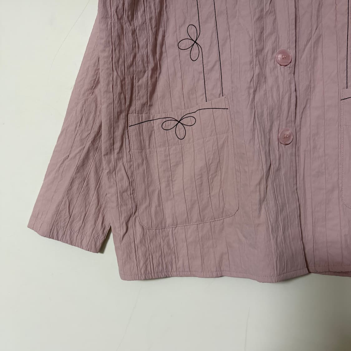 새상품 남자 퀄팅 루즈핏 자켓 (핑크) 상품이미지2