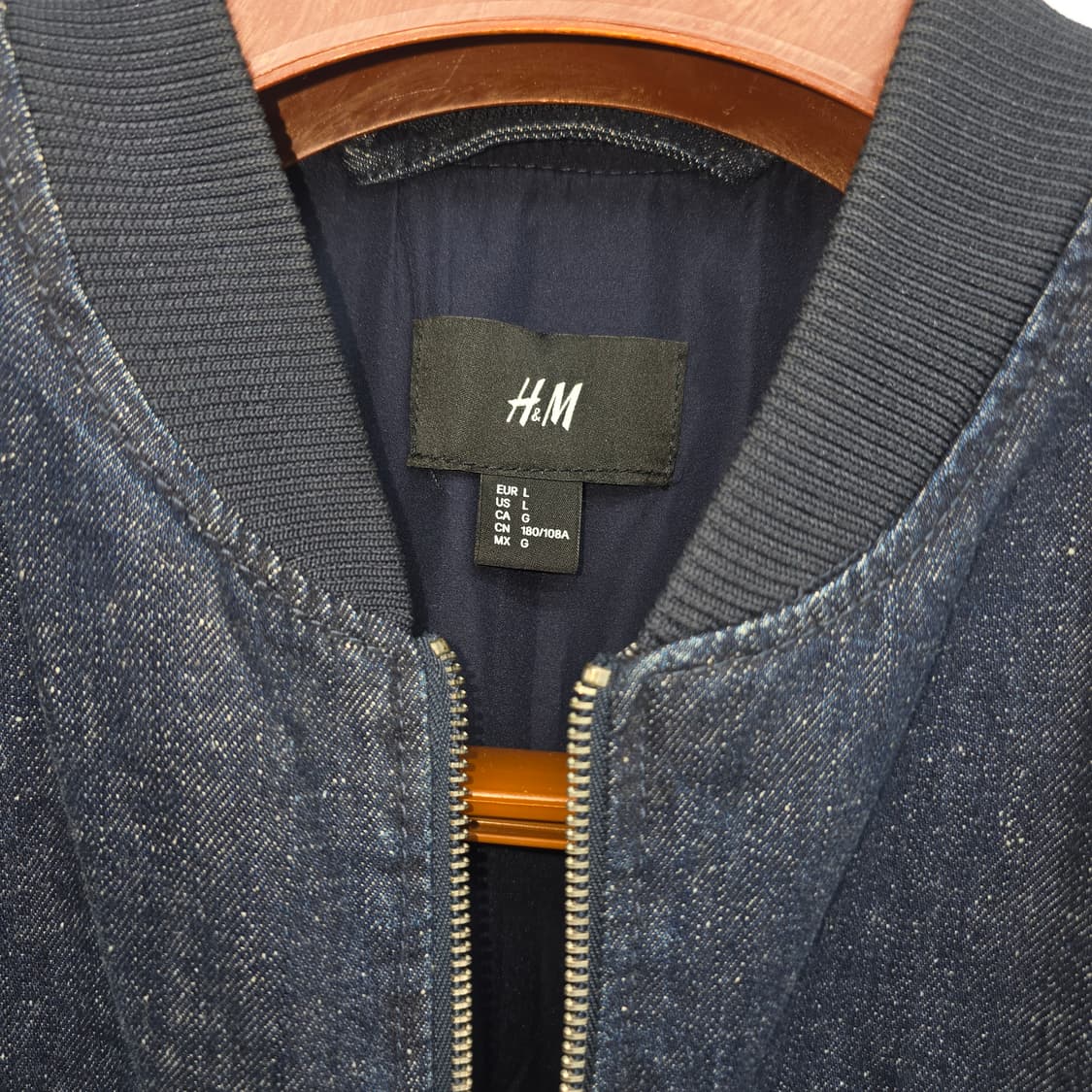 H&M 데님 블루종 봄버 자켓 [D20295] 상품이미지3