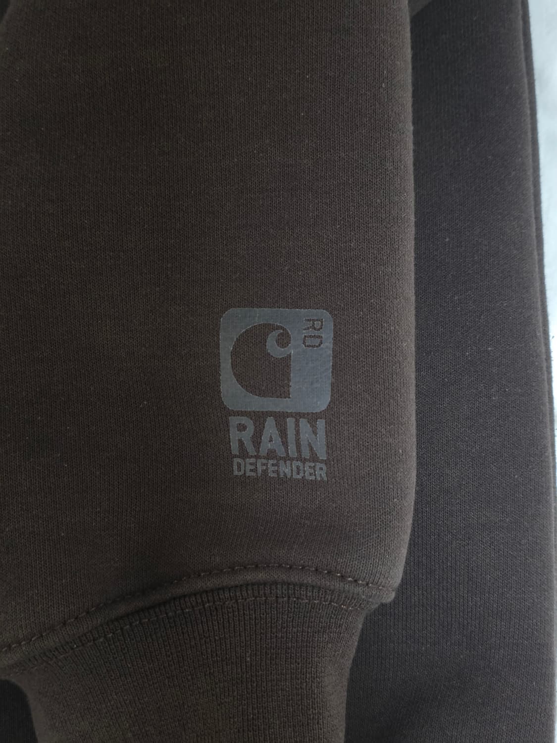 칼하트 써멀 레인디펜서 후드집업 다크브라운 상품이미지10