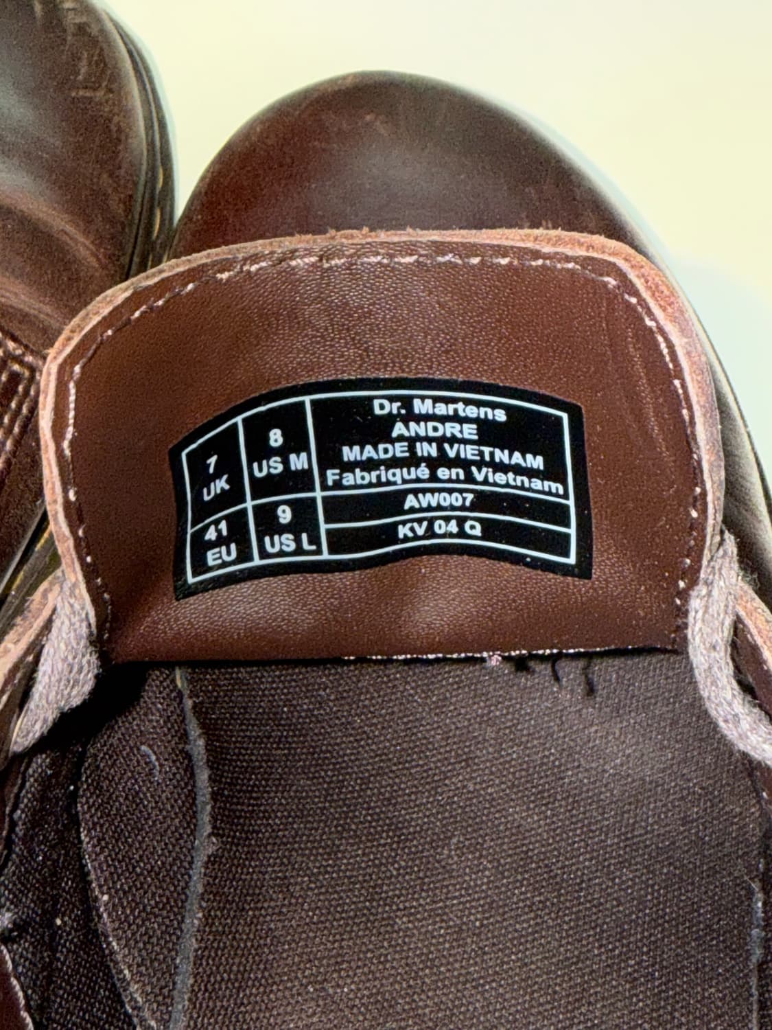 닥터마틴 3홀 안드레 uk7 상품이미지9