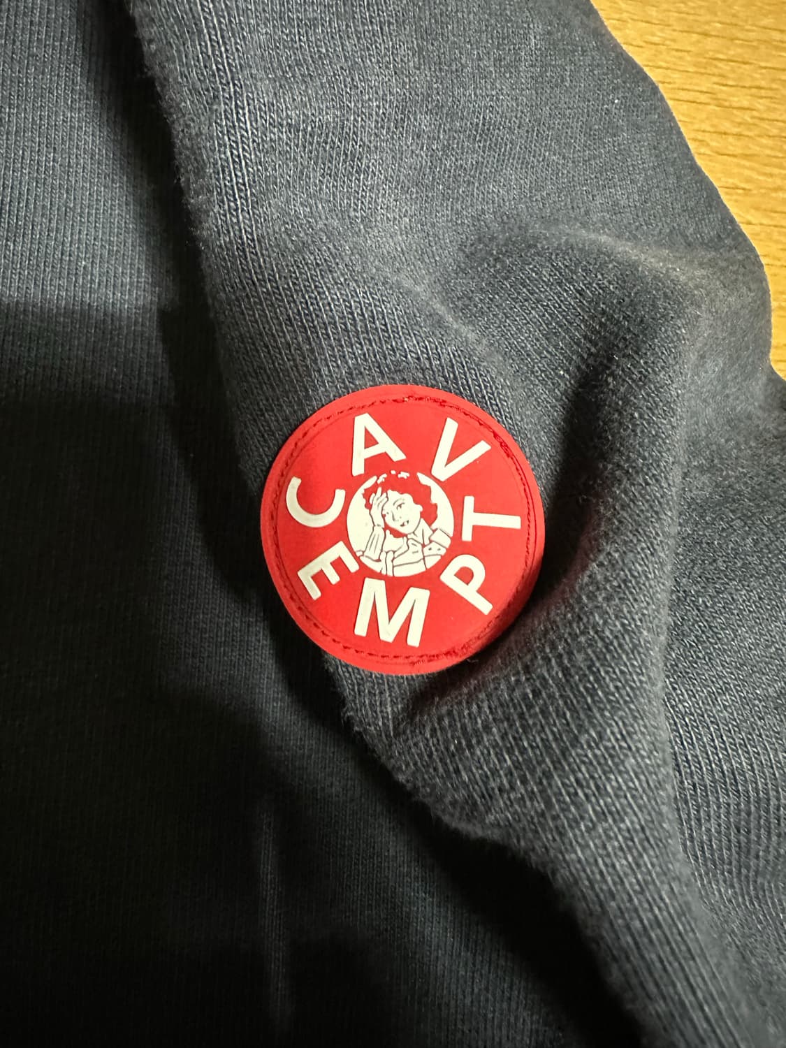 Cav Empt 카브엠트 오버다이드 헤비쮸리 후디 블랙 L 상품이미지4