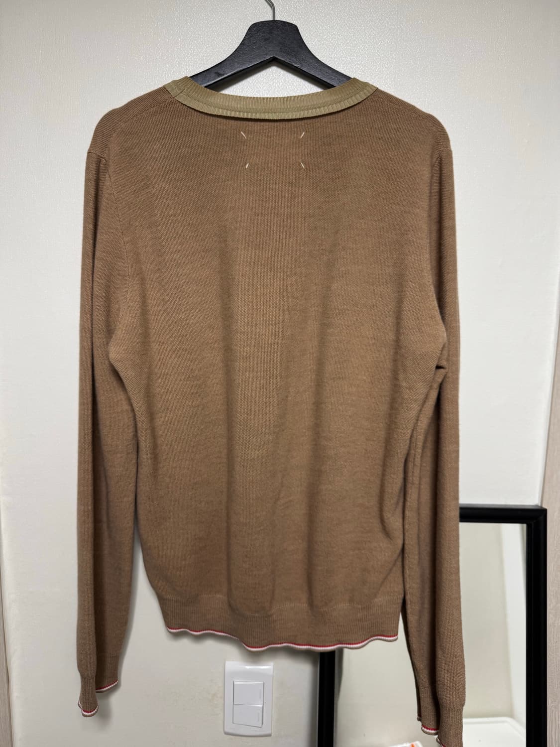 마르지엘라 배색 니트 상품이미지3