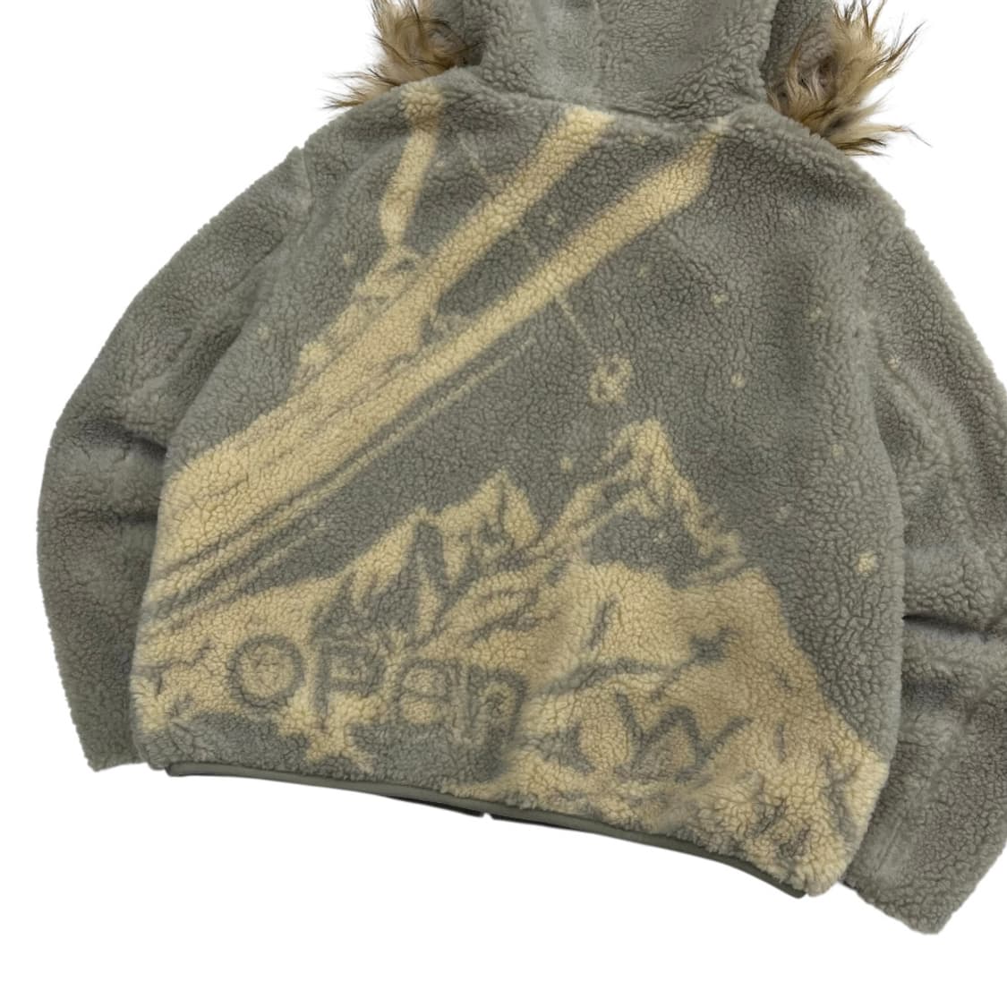 오픈와이와이 라이트카키 뽀글이 울프죠 후드집업 ( 발매가 318000원  상품이미지7