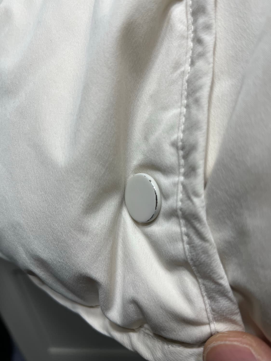 낫띵리튼 푸퍼 숏 스트링 구스 다운 패딩 상품이미지3