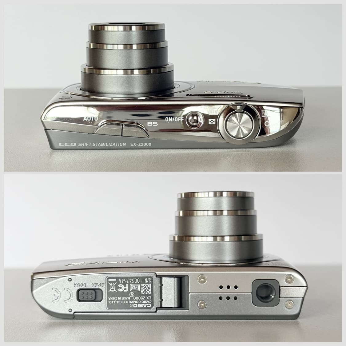 🤍레드벨벳 조이 픽🤍미품 카시오 엑슬림 Z2000 실버 빈티지디카 상품이미지8