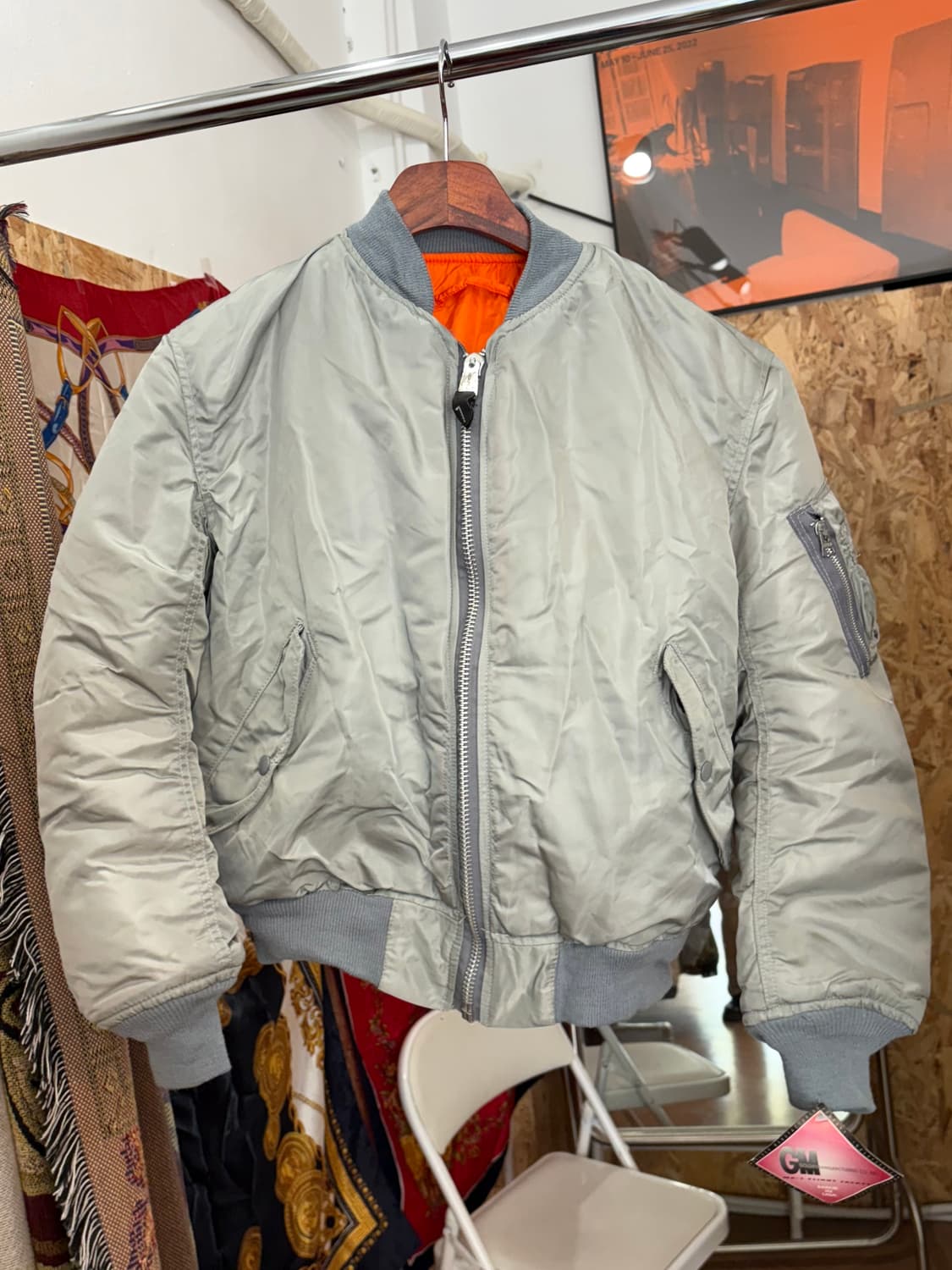 [M] MA-1 USA 빈티지 골든 매뉴팩처링 자켓 상품이미지1